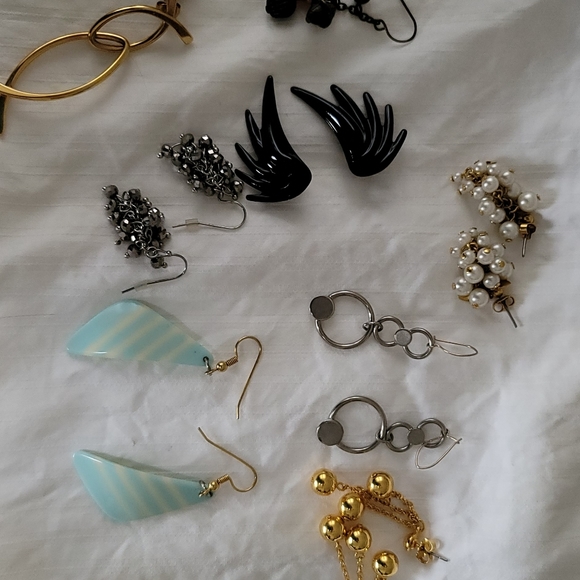 Lot of 10 pair earrings - Picture 7 of 7